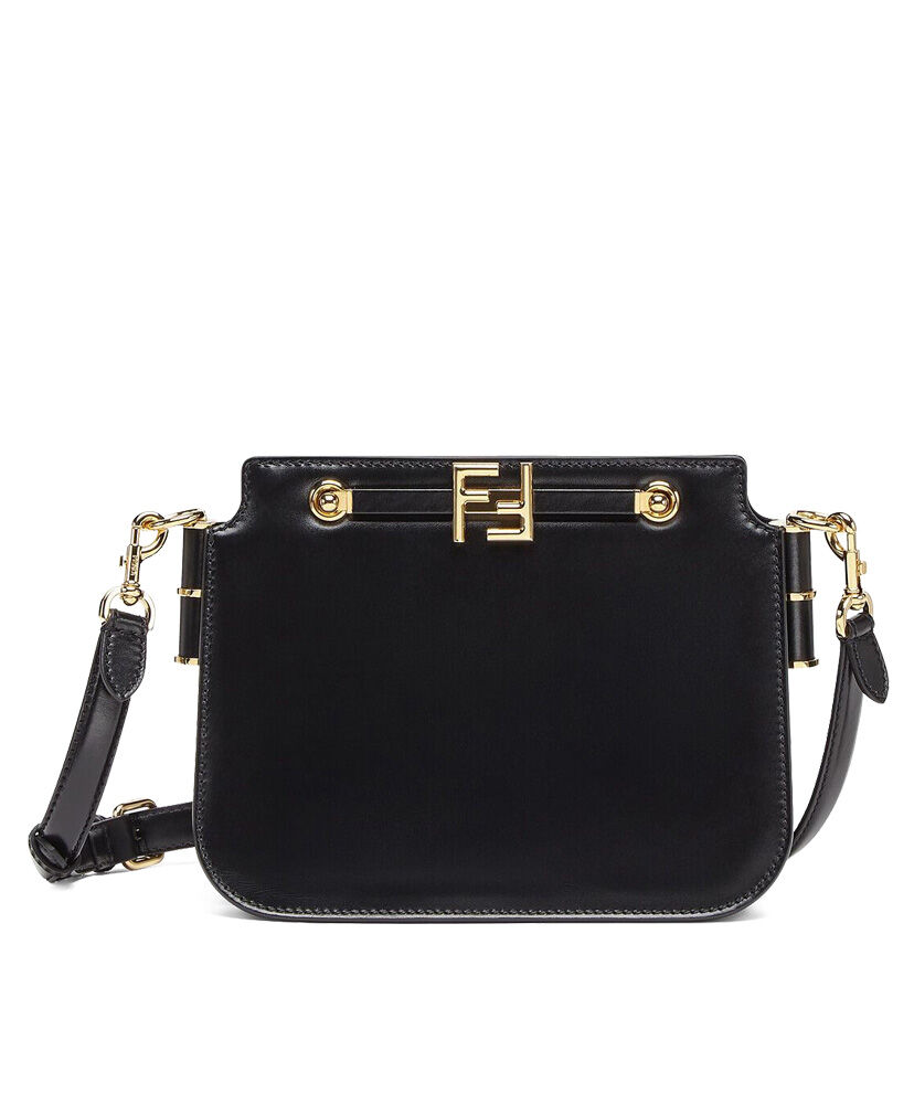 Fendi Touch Gusseted Bag 8BT349 Black